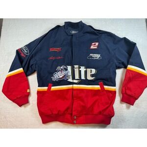 VTG Rusty Wallace #2 Miller Lite Racing Winston Cup Series Nascar Ford Jacket XL